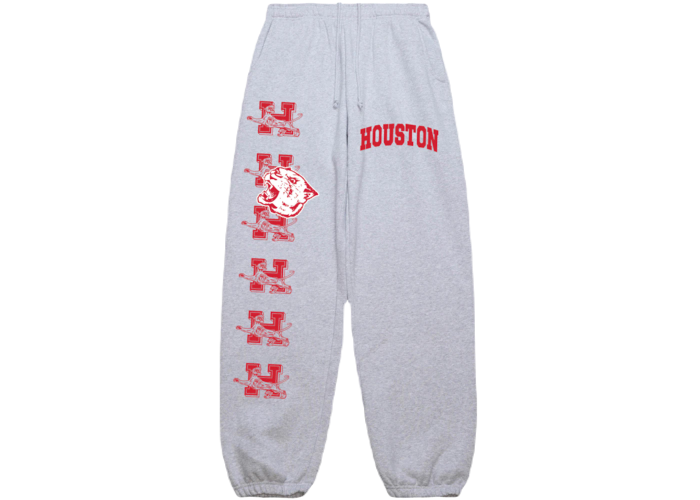 Travis Scott x Mitchell Ness Houston Cougars Classic Sweatpants Heather Gray