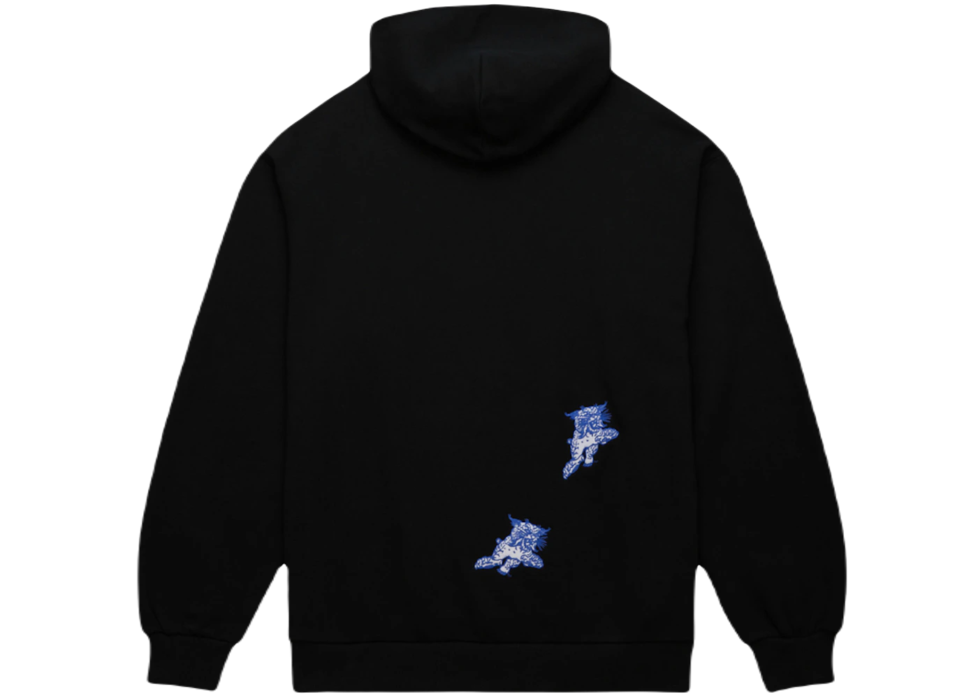 Travis Scott x Mitchell Ness Kentucky Wildcats Overlap Pullover Hoodie Black