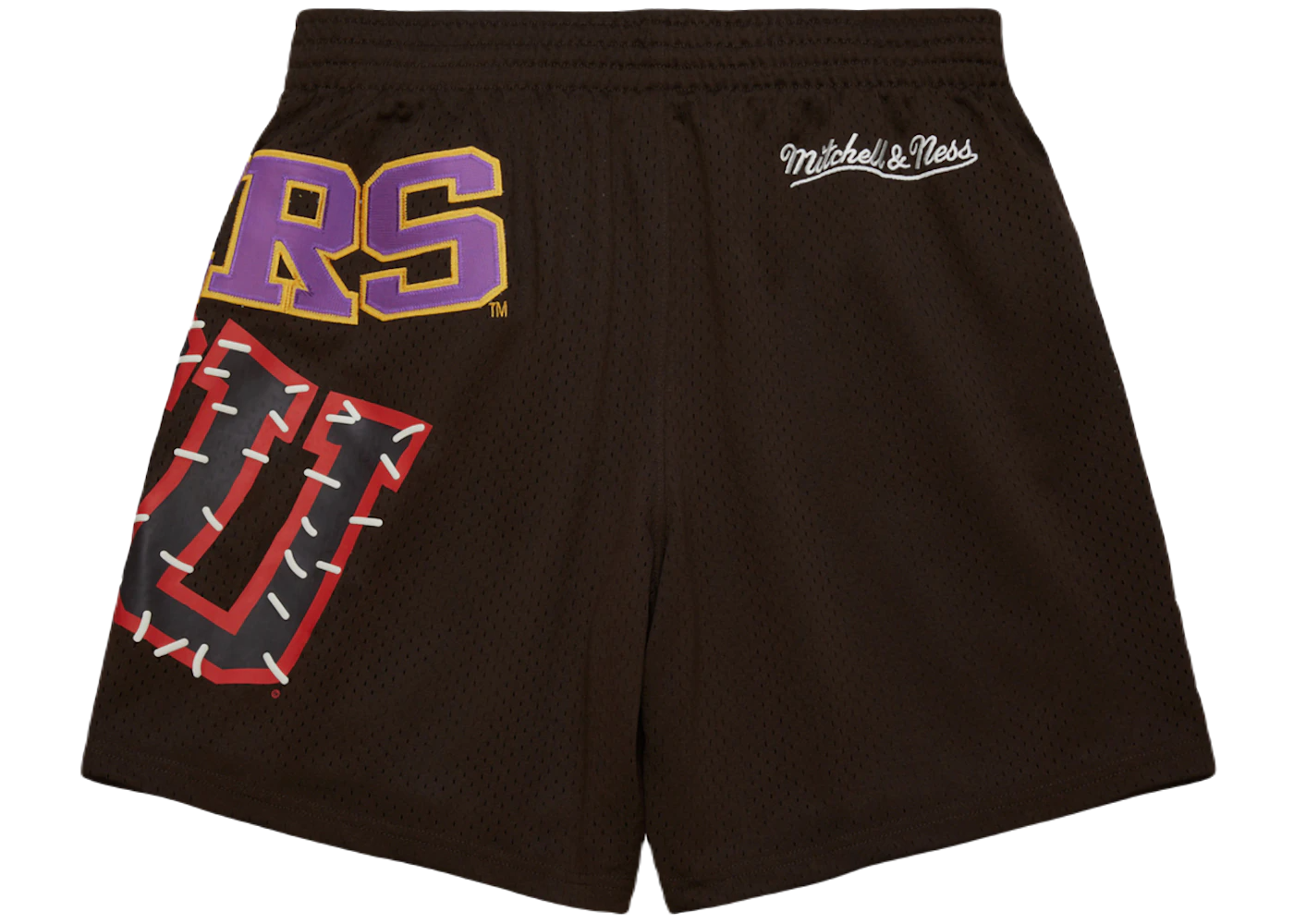 Travis Scott x Mitchell Ness LSU Tigers Basketball Shorts Brown