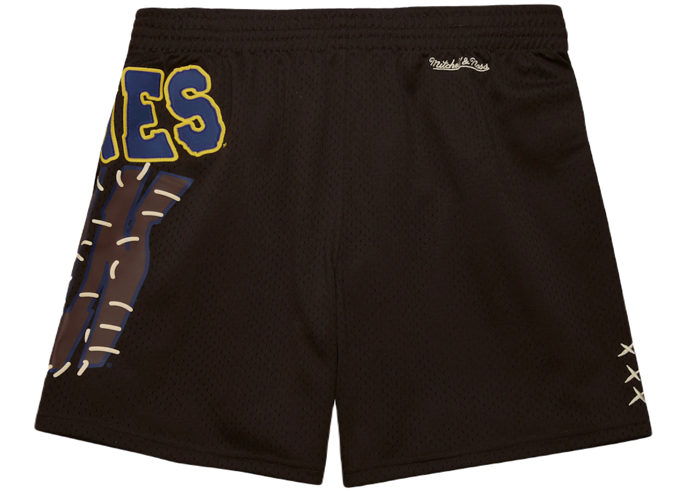 Travis Scott x Mitchell Ness Michigan Wolverines Basketball Shorts Brown