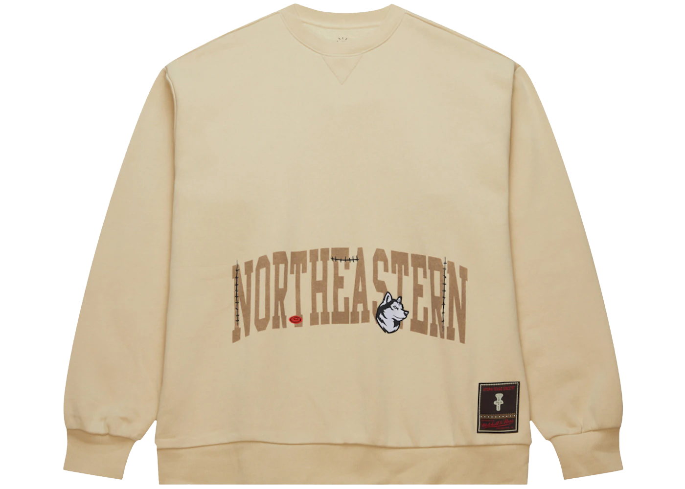 Travis Scott x Mitchell & Ness Northeastern Huskies Pullover Sweatshirt