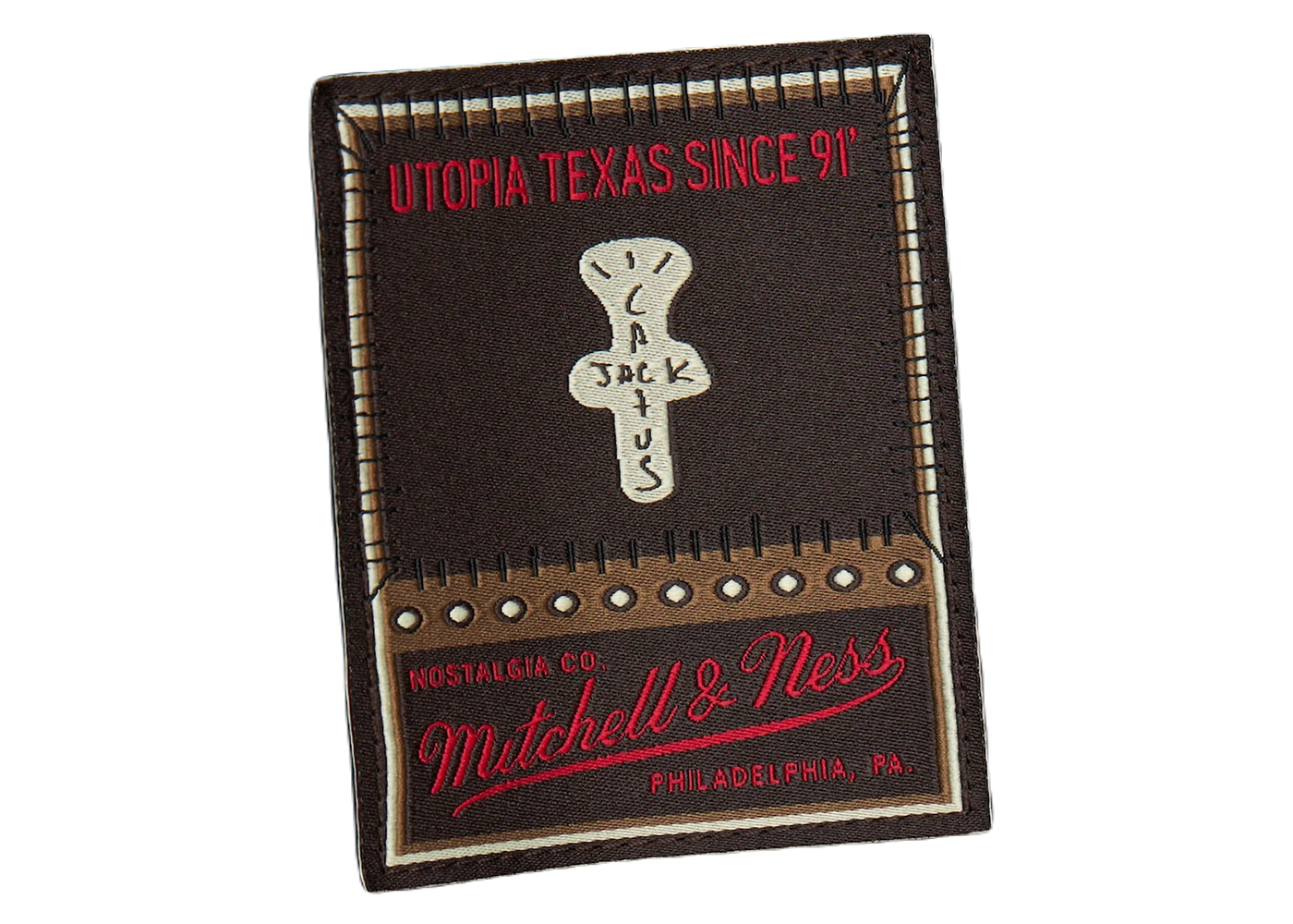 Travis Scott x Mitchell Ness Oklahoma Sooners Overlap Pullover Hoodie Black