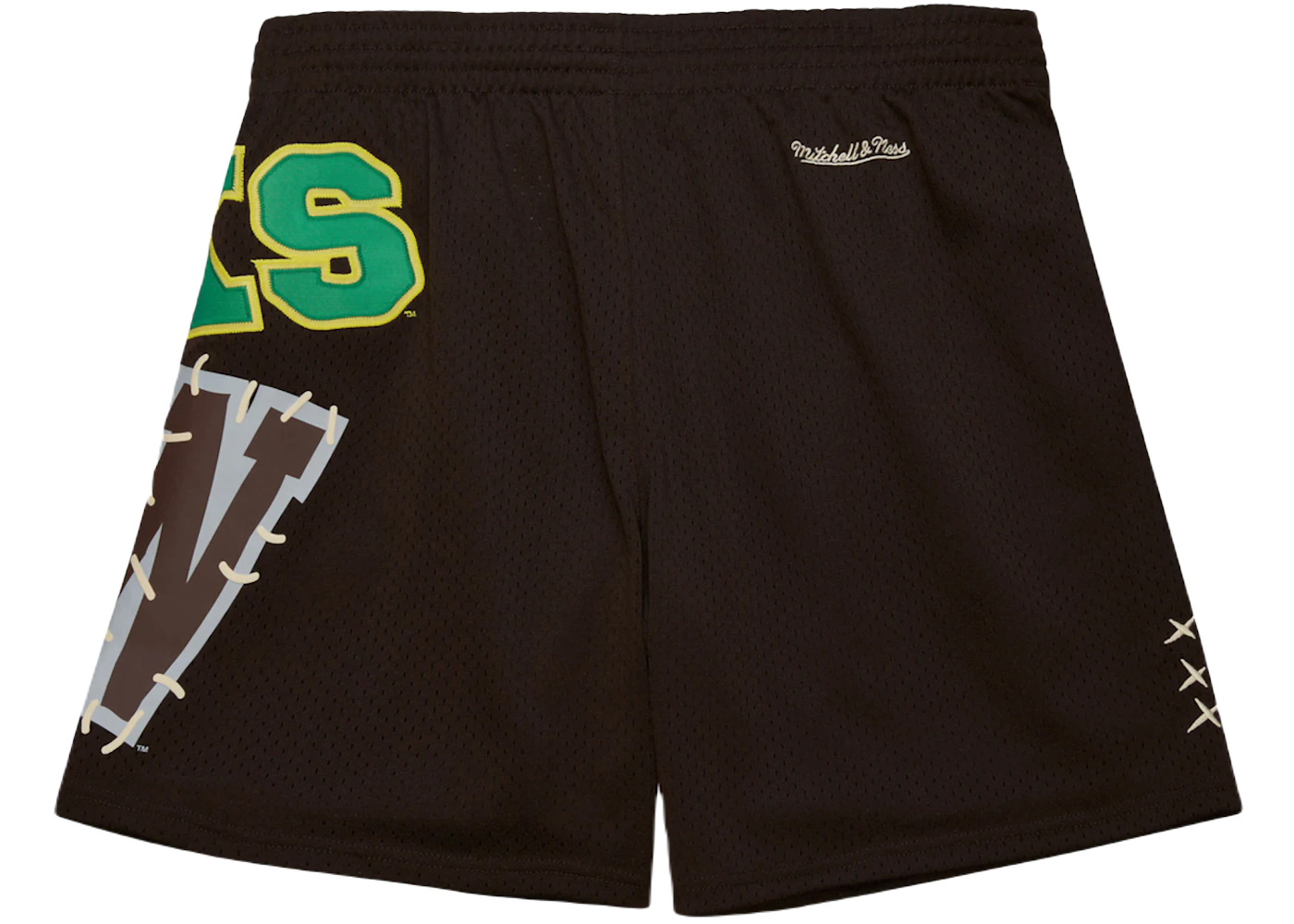 Travis Scott x Mitchell Ness Oregon Ducks Basketball Shorts Brown