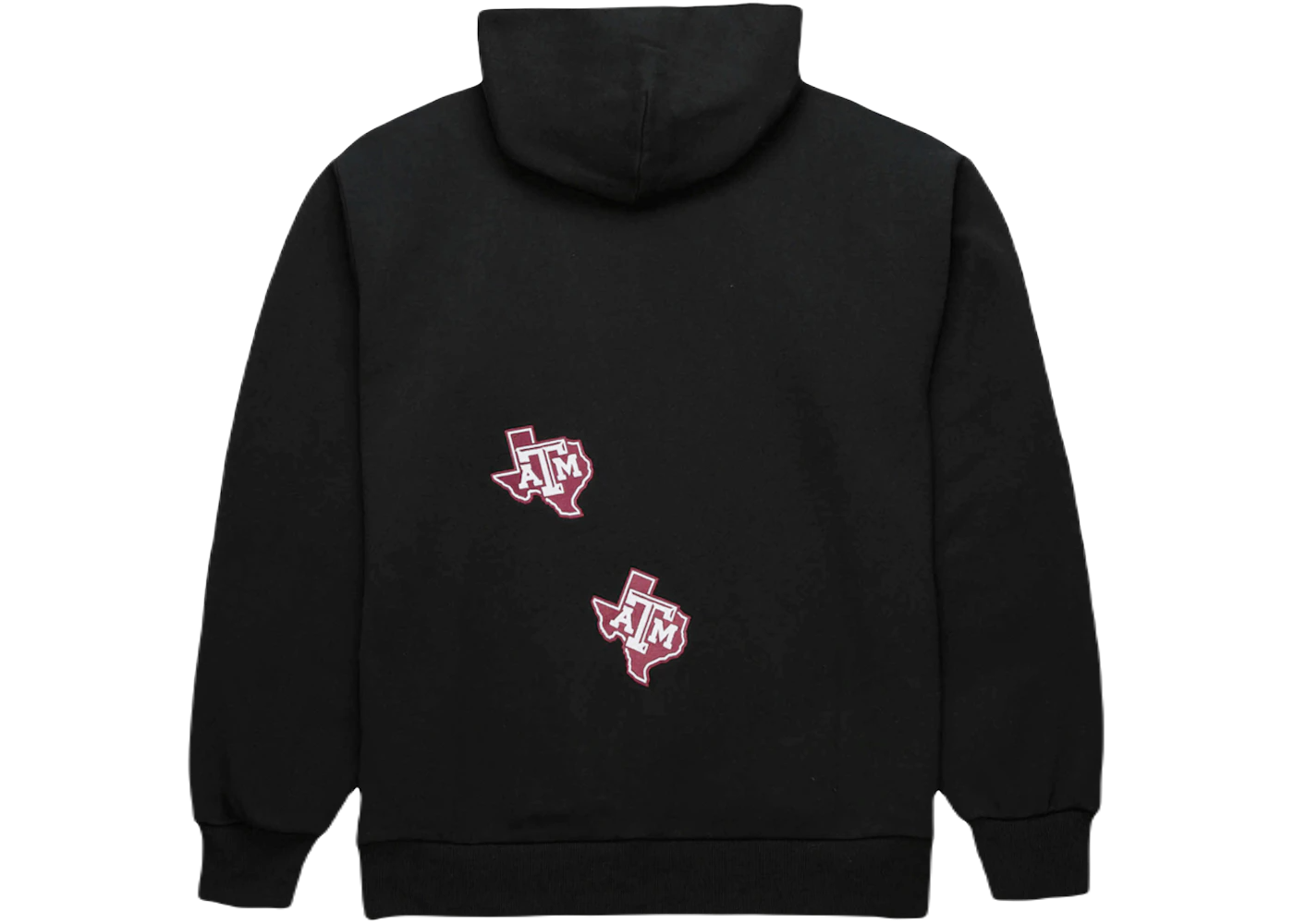 Travis Scott x Mitchell Ness Texas AM Aggies Overlap Pullover Hoodie Black