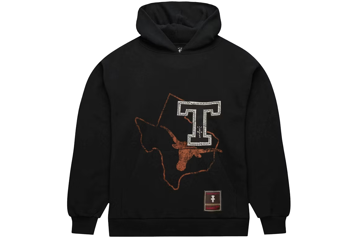 Travis Scott x Mitchell & Ness Texas Longhorns Overlap Pullover Hoodie