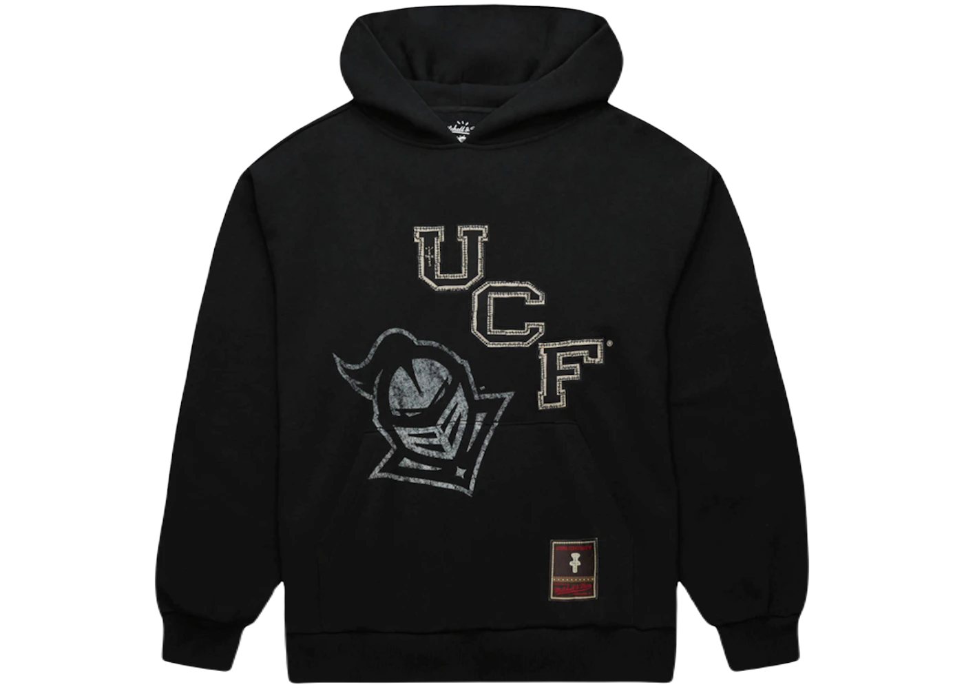 Travis Scott x Mitchell Ness UCF Knights Overlap Pullover Hoodie Black