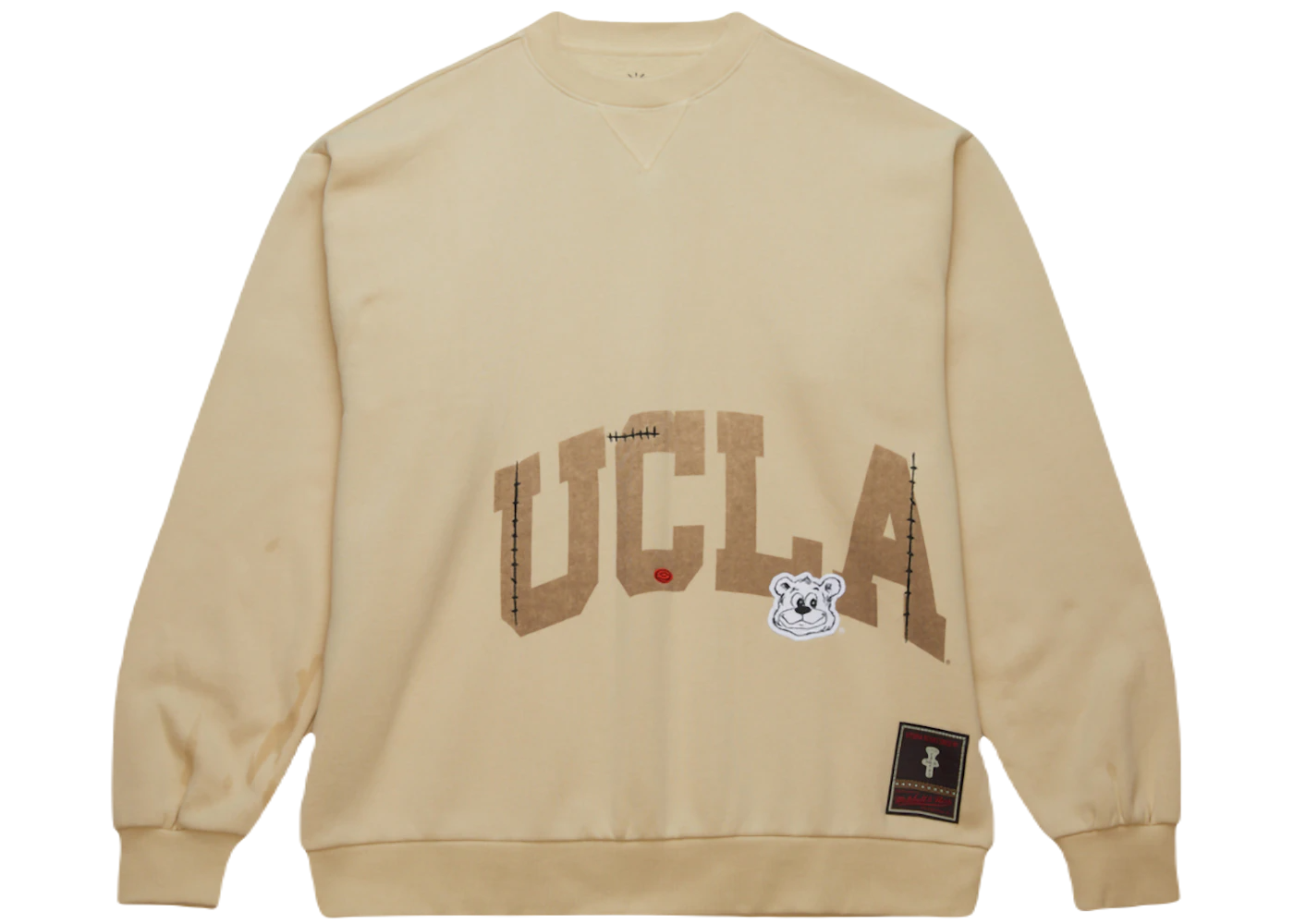 Travis Scott x Mitchell Ness UCLA Bruins Pullover Sweatshirt Tan