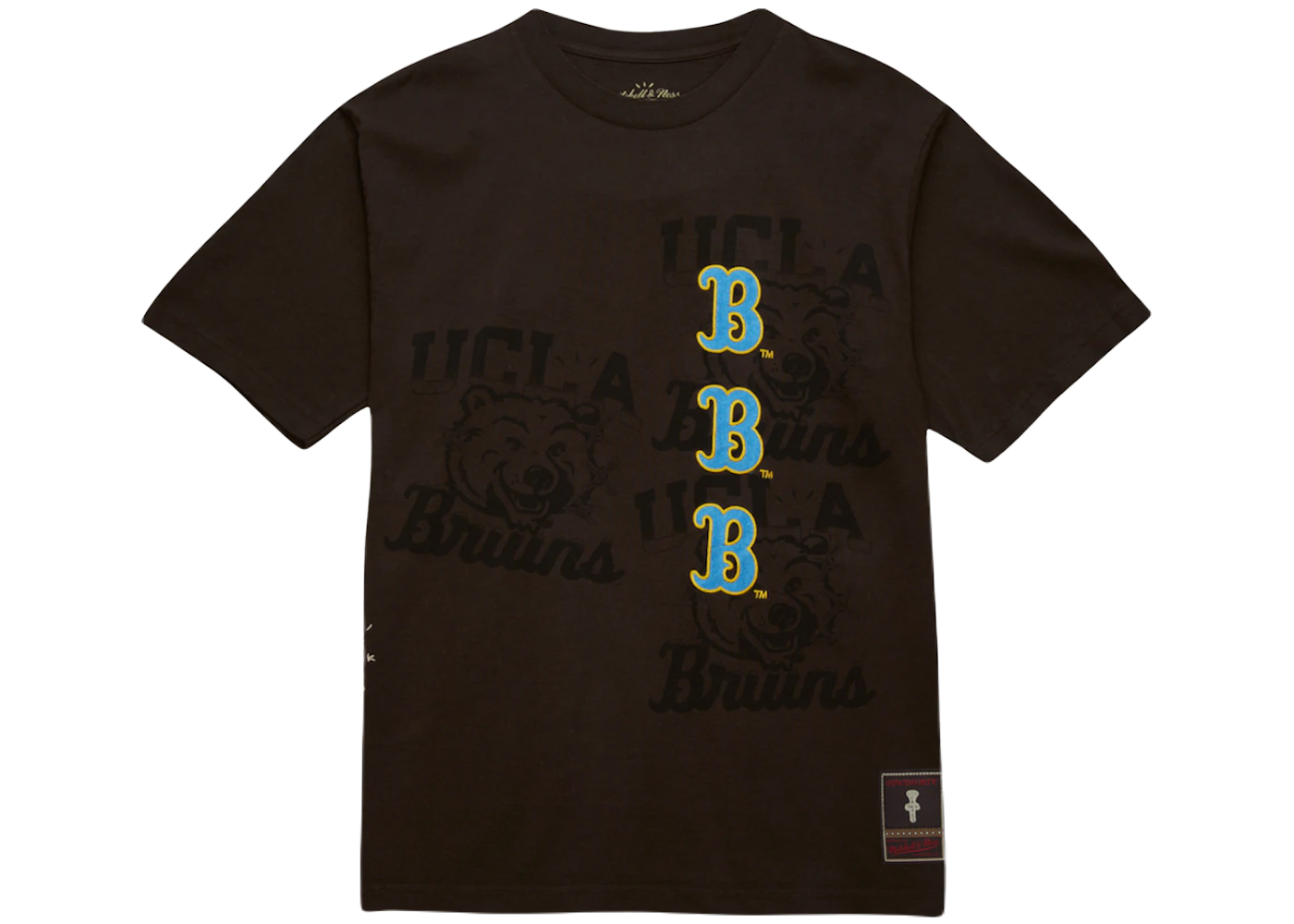Travis Scott x Mitchell Ness UCLA Bruins Seal T Shirt Brown
