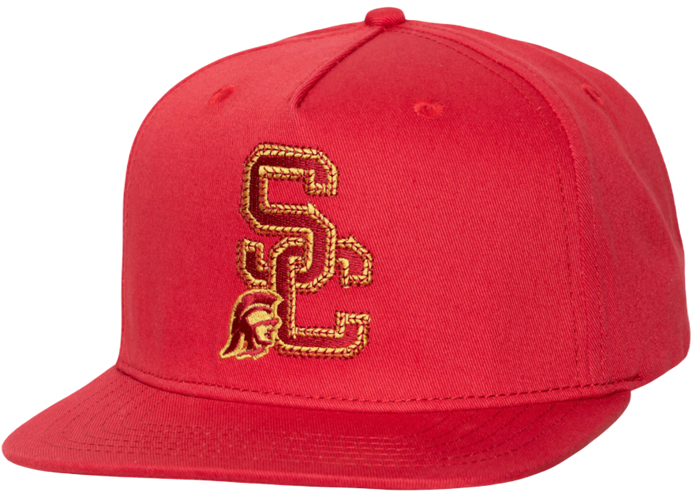 Travis Scott x Mitchell Ness USC Trojans Snapback Hat Red