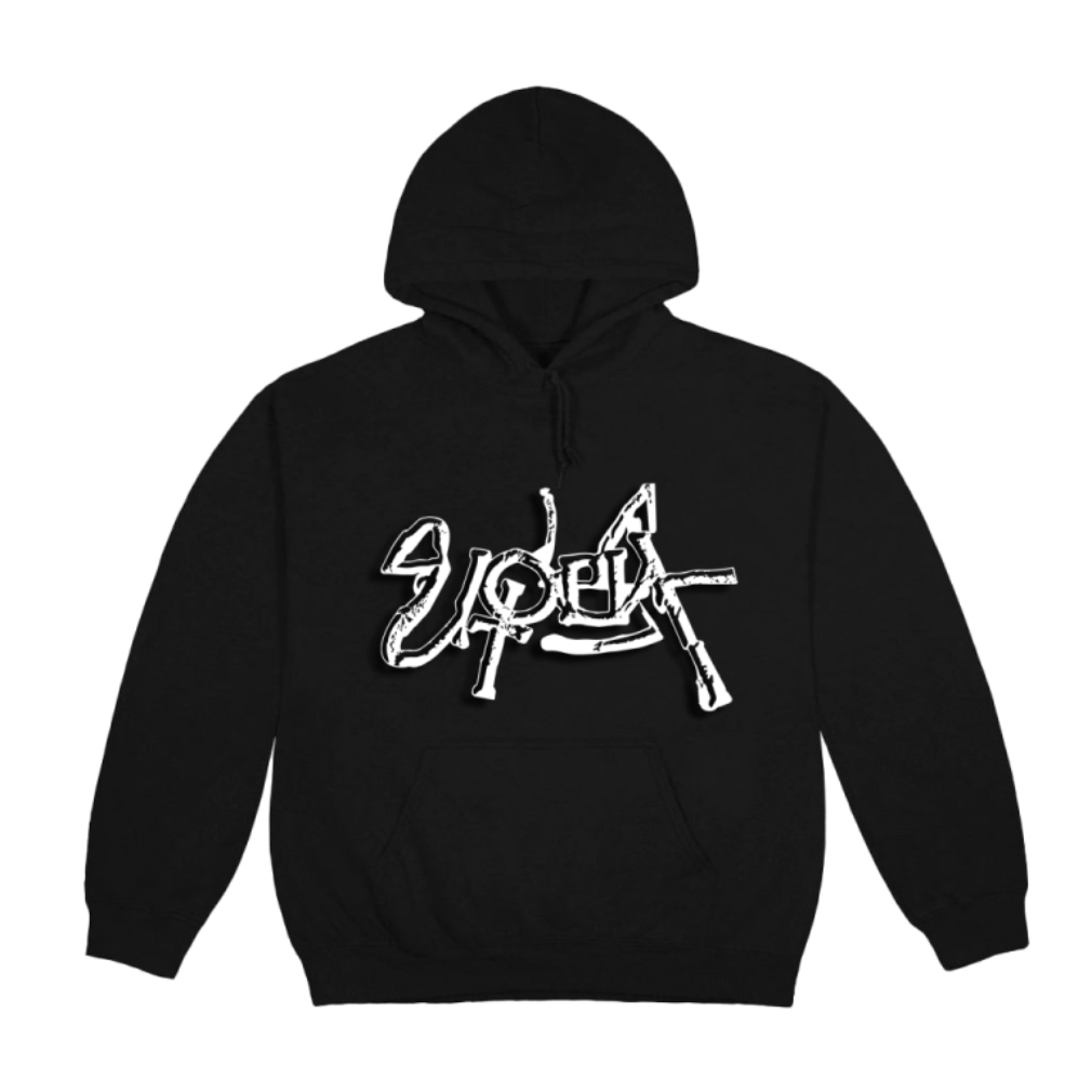 UTOPIA BLACK HOODIE