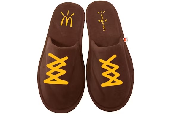 Travis Scott x McDonald’s Cj House Slippers Brown