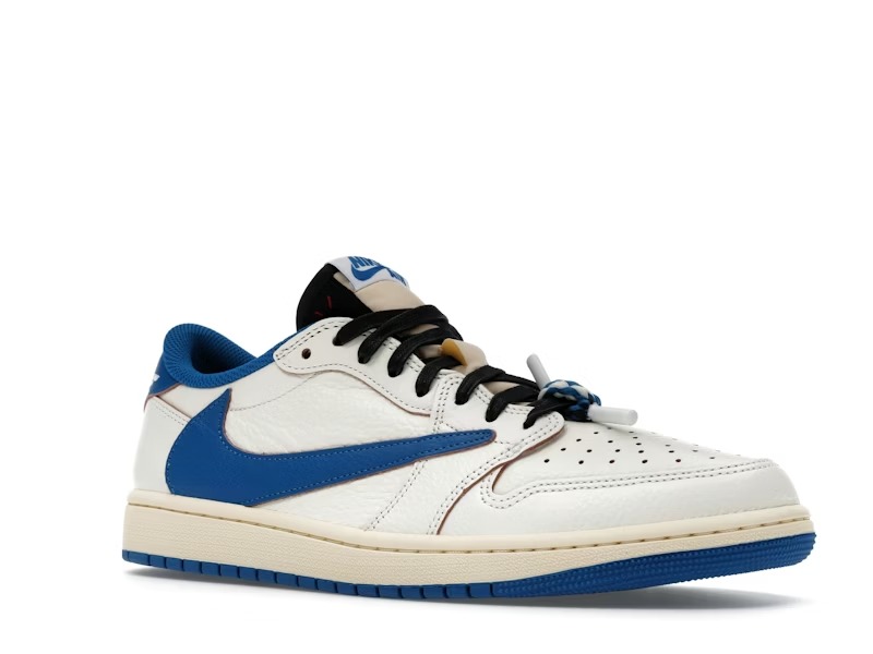 Jordan 1 Retro Low OG SP Fragment x Travis Scott Sail Military Blue Jordan 1 Retro Low OG SP Fragment x Travis Scott Sail Military Blue